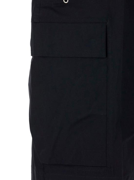  릭 오웬스 숏팬츠 쇼츠 (엘라스틱 드로스트링 허리 및 아일렛 디테일) 블랙 - RICK OWENS