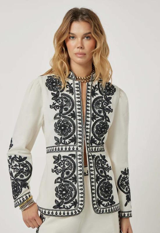  스칼렛 파피스 자켓 스칼렛 포피스 조레나 재킷 바닐라/오닉스