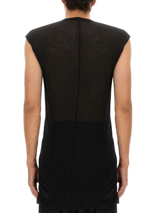  릭 오웬스 민소매 티셔츠 딜런 티셔츠 블랙 - RICK OWENS