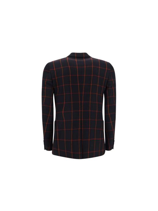  구찌 수트 자켓 울 체크 블레이저 블랙 - GUCCI