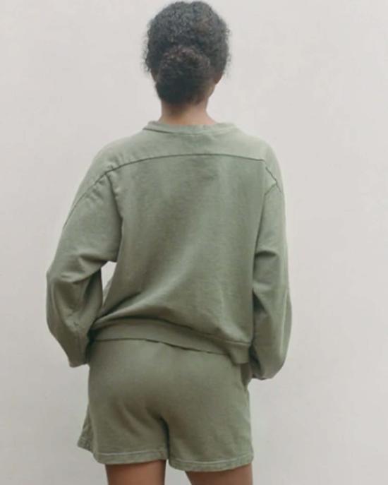  울 하이드 스웨터 이지 스웨트셔츠 퍼 그린 - WOL HIDE