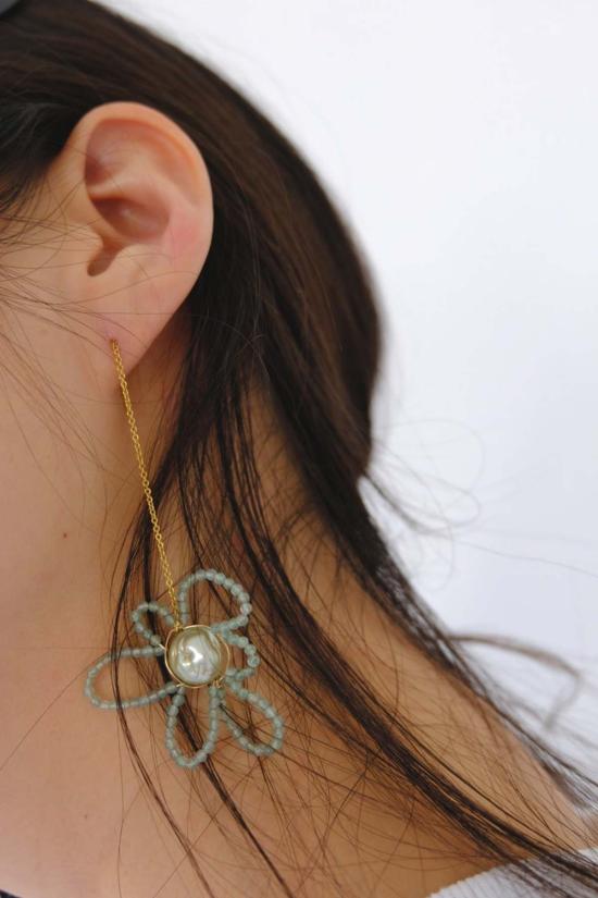  주주메이드 이어링 드롭 데이지 - JUJUMADE