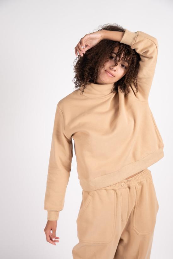  LF 마키 스웨터 L.F.Markey Raiden 스웨트셔츠 카멜 - L.F.MARKEY