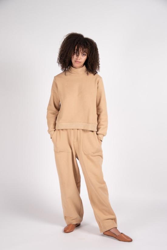  LF 마키 스웨터 L.F.Markey Raiden 스웨트셔츠 카멜 - L.F.MARKEY