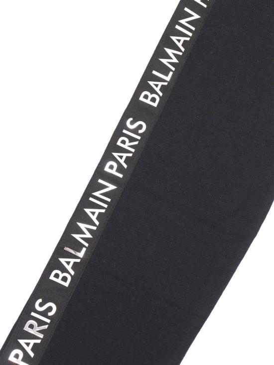  [키즈] 발망 트레이닝/조거 팬츠 키즈 레깅스 블랙 - BALMAIN