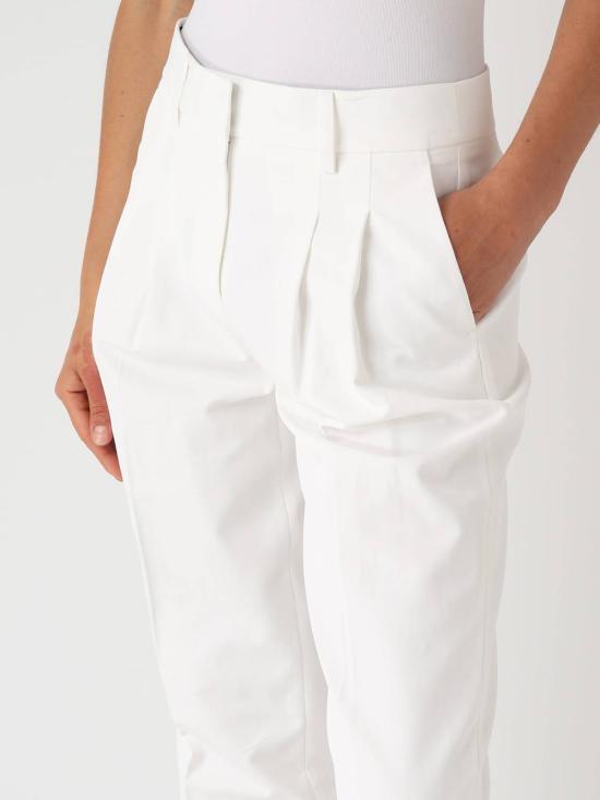  [키즈] 마이클 코어스 트레이닝/조거 팬츠 코튼  비앙코 - MICHAEL KORS