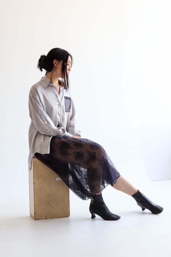  Chase Shuman 롱 스커트 체이스 슈먼 시에나