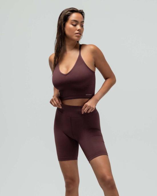  Reformer 민소매 티셔츠 리포머 크롭 레이서백 V넥 탱크탑 - REFORMER