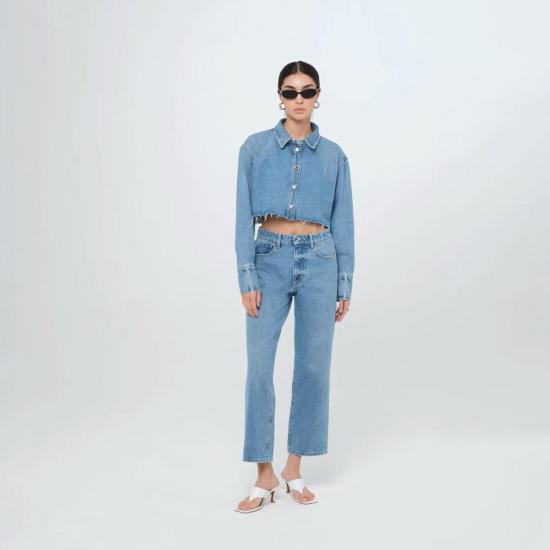  아이콘데님 데님 팬츠 아이콘 데님 질 에코 진 블루