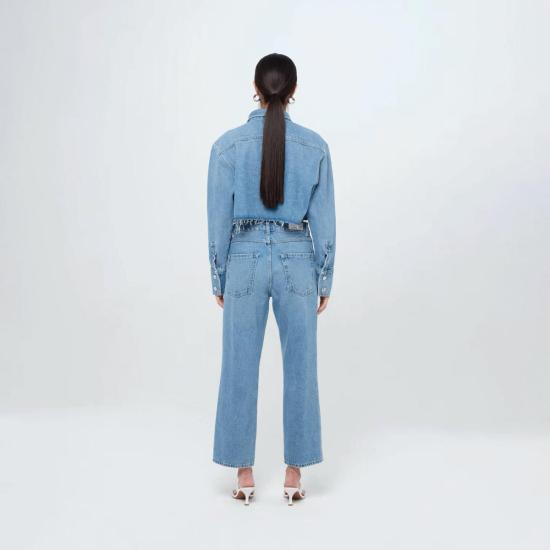  아이콘데님 데님 팬츠 아이콘 데님 질 에코 진 블루 - ICON DENIM