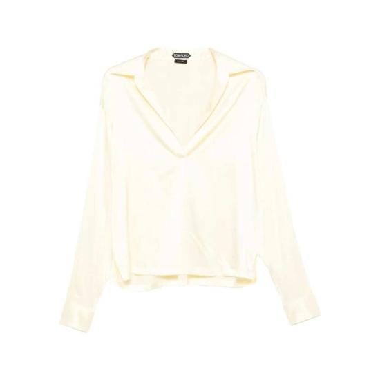  톰포드 블라우스 톰 포드 브이넥 긴팔 상의