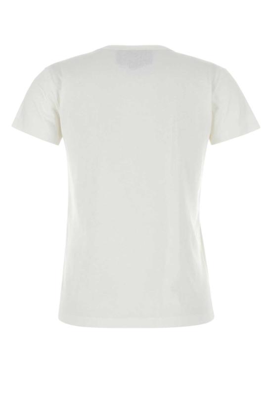  발렌티노 가라바니 반팔 티셔츠 발렌티노 실크 티셔츠 아이보리 - VALENTINO GARAVANI