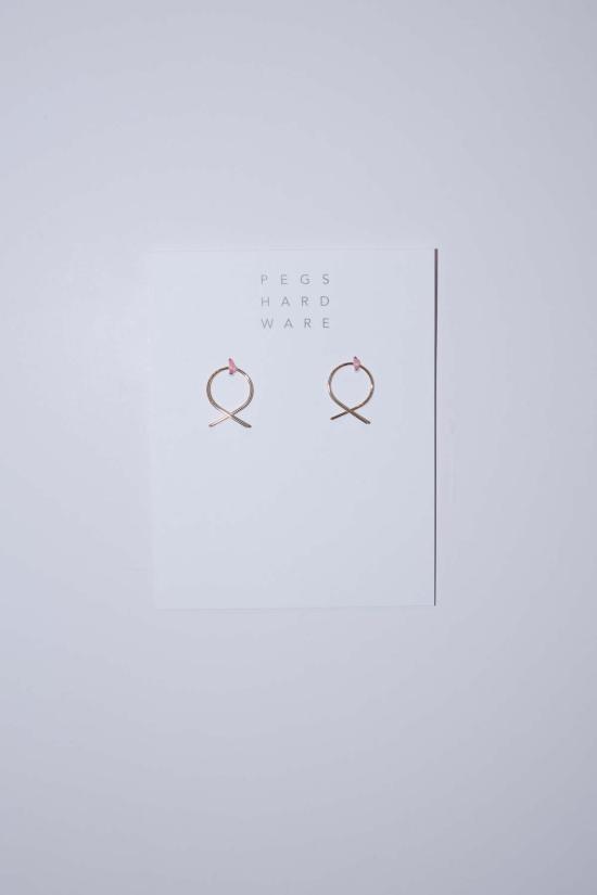  Pegs Hardware 브로치 페그스 하드웨어 인피니티 핀 골드