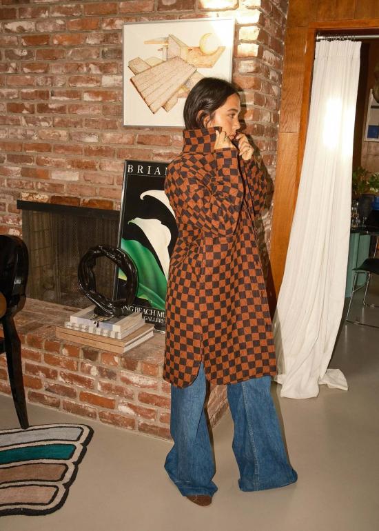  에이스 앤 지그 코트 에이스앤지그 퀼팅 오버 리즌 - ACE & JIG