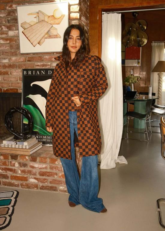  에이스 앤 지그 코트 에이스앤지그 퀼팅 오버 리즌