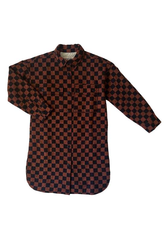  에이스 앤 지그 코트 에이스앤지그 퀼팅 오버 리즌 - ACE & JIG