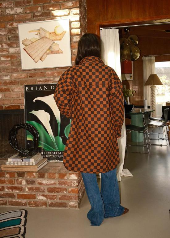  에이스 앤 지그 코트 에이스앤지그 퀼팅 오버 리즌 - ACE & JIG