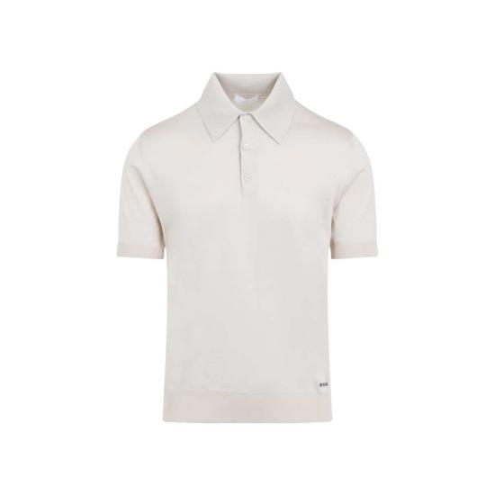  프라다 폴로 티셔츠 Prada 실크 폴로 스웨터 Naturale - PRADA