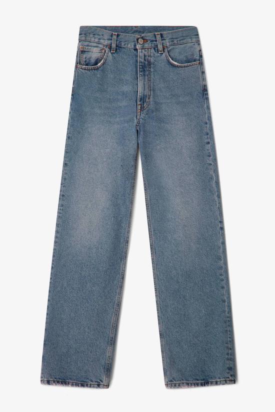  하우스 오브 다그마르 데님 팬츠 하우스 오브 다그마 와이드 레그 데님 라이트 블루 - HOUSE OF DAGMAR