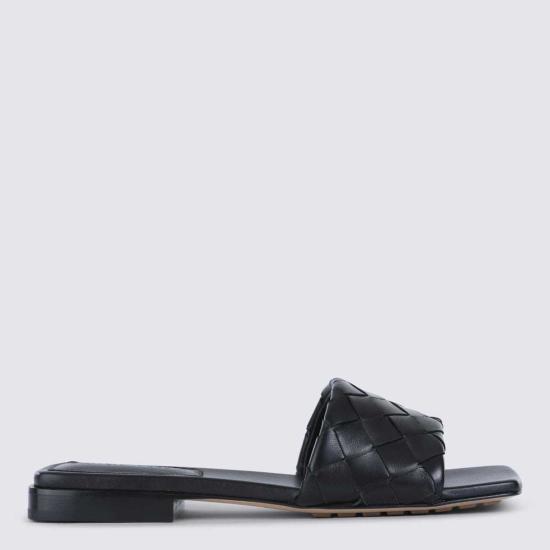  보테가베네타 샌들 보테가 베네타 블랙 가죽