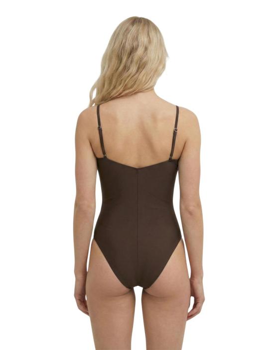  하우스라벨 바디수트 티셔츠 Hauslabel Ha 003 브이넥 바디수트 아라비카 - HAUSLABEL