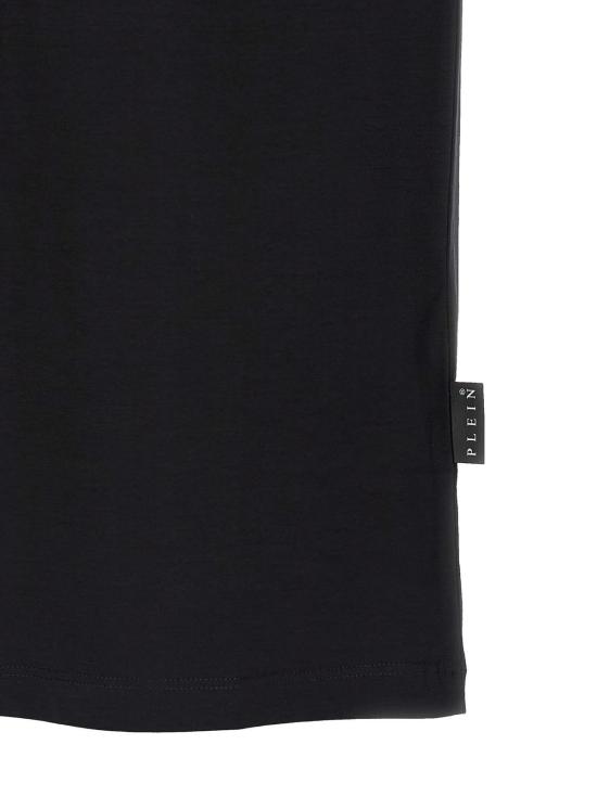  필립 플레인 반팔 티셔츠 육각형 티셔츠 블랙 - PHILIPP PLEIN