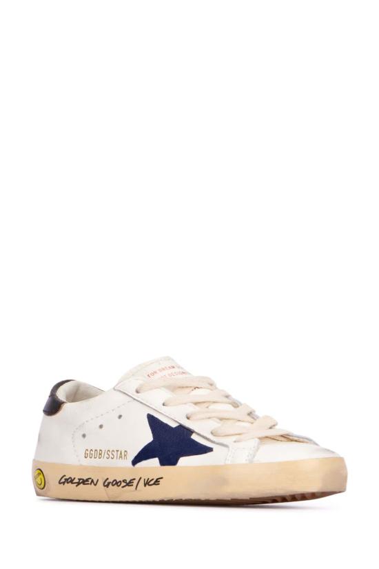  [키즈] 골든구스 스니커즈 골든 구스 슈퍼스타 나파 가죽 아동화 - GOLDEN GOOSE
