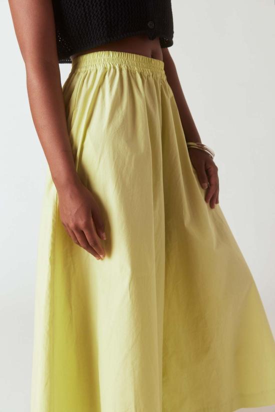  모던 위빙 크롭 팬츠 와이드 퀼로트 - MODERN WEAVING