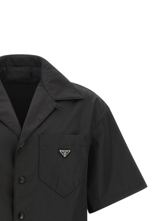 26SS 프라다 긴팔 셔츠 SC449SOOO1WQ8F0002 Black - PRADA