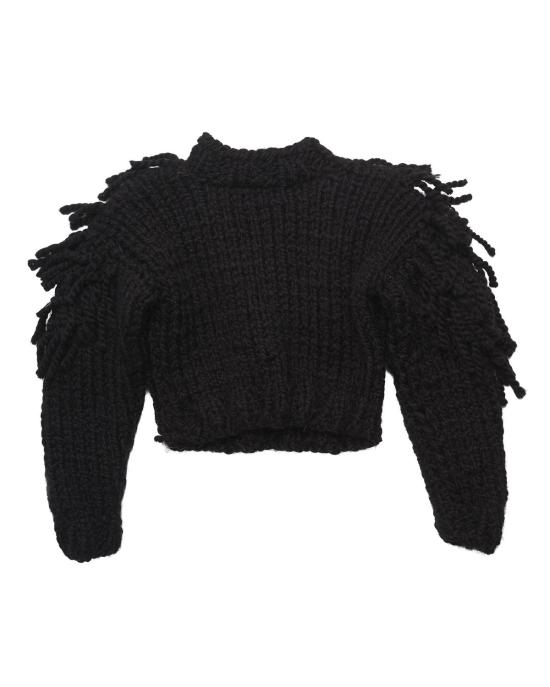  [키즈] Manuela 풀오버 키즈 마누엘라 프린지 점퍼 블랙 - OTHER BRANDS