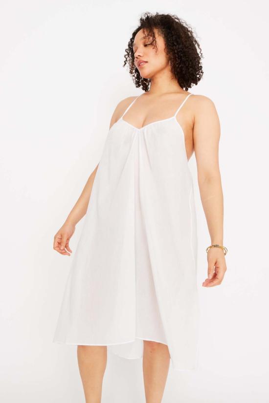  Loup Charmant 라운지 웨어 루프 샤르망 V넥 슬립 화이트 - OTHER BRANDS