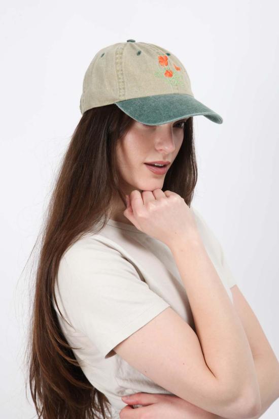  그래블 앤 골드 모자 그래블 & 골드 포피 캡 투톤 그린 - GRAVEL & GOLD