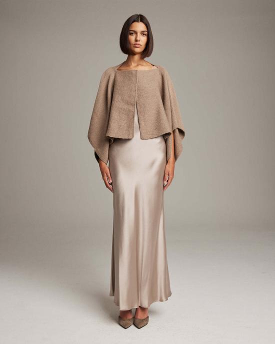  보즈 스웨터 Voz 볼레로 솔리드 베이비 알파카 - VOZ