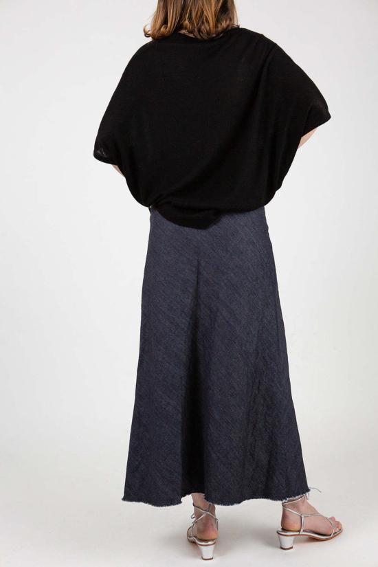  Erica Tanov 데님 스커트 에리카 타노브 이사벨  다크 인디고 - OTHER BRANDS