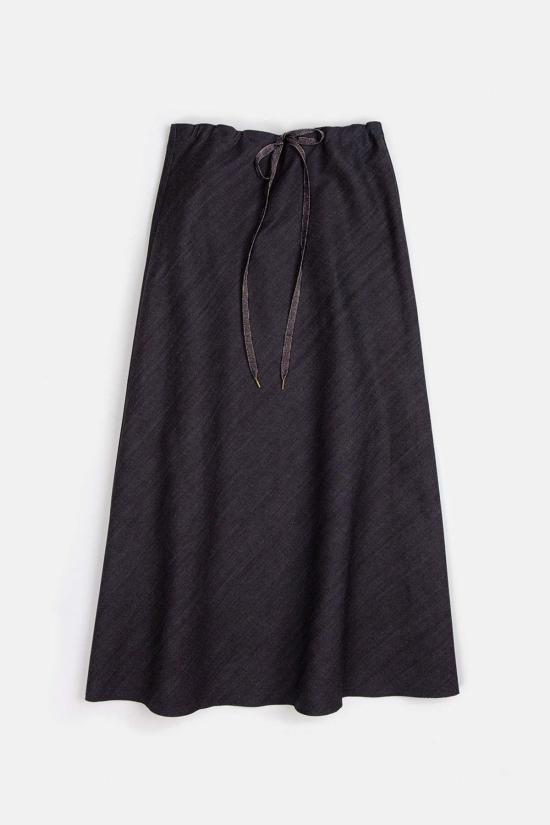  에리카 타노브 데님 스커트 이사벨  다크 인디고 - ERICA TANOV