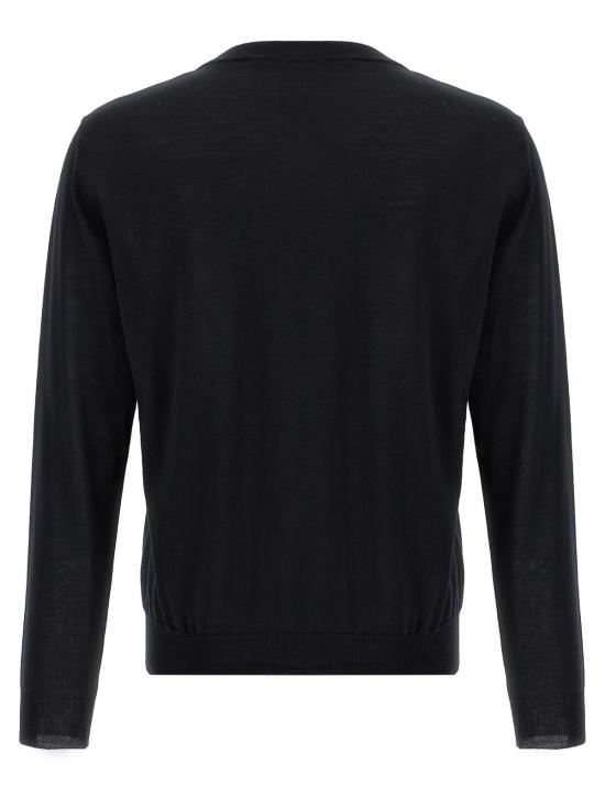  발렌티노 가라바니 스웨터 로고 자수  블랙 - VALENTINO GARAVANI