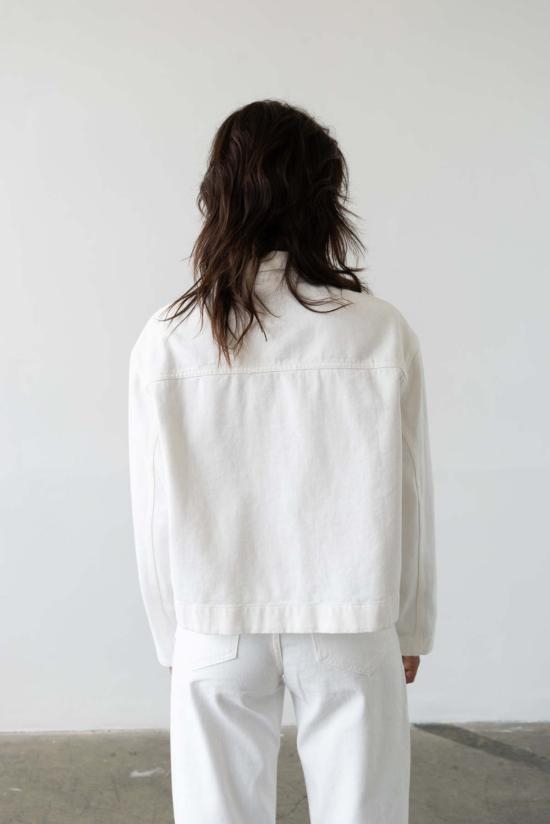  왈츠 데님 자켓 크롭 재킷 라이트 - WALTZ