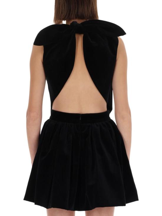  파투 민소매 티셔츠 벨벳 풀라드 탑 블랙 - PATOU