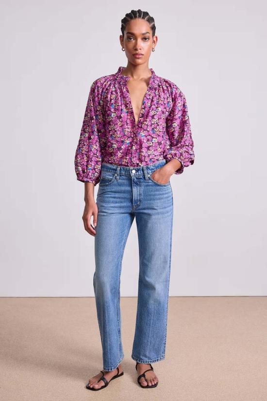  어피스 어파트 블라우스 어피스 아파트 트리니 탑 플로렛 피오니 - APIECE APART