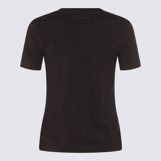  장 폴 고티에 반팔 티셔츠 블랙 코튼 티셔츠 블랙/다크 그레이 - JEAN PAUL GAULTIER