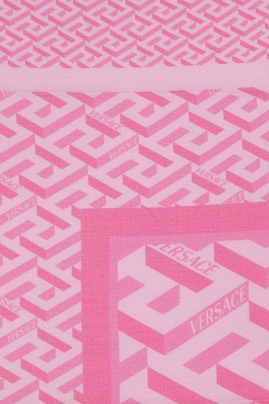  베르사체 머플러/스카프 프린트 모달 블렌드 스카프 로사 - VERSACE