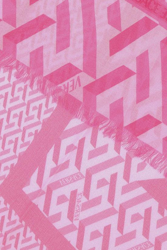  베르사체 머플러/스카프 프린트 모달 블렌드 스카프 로사 - VERSACE