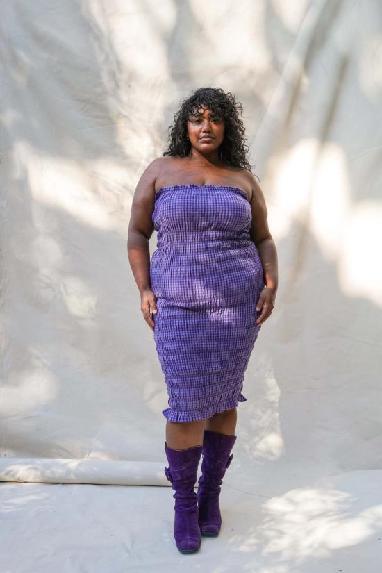  아바카시 롱 원피스 스모크드 컨버터블 맥시 스커트 드레스 - ABACAXI