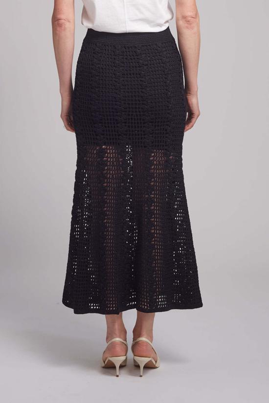  일레븐 식스 롱 스커트 시아 크로셰 스커트 - ELEVEN SIX