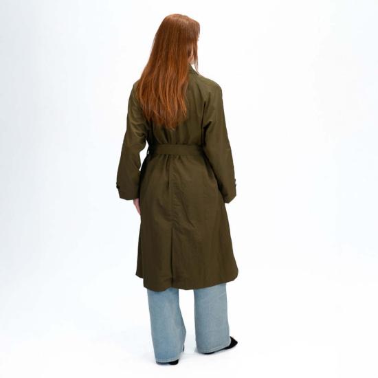 파리 데사이 트렌치 코트 비비안 파라슈트 트렌치 올리브 - PARI DESAI