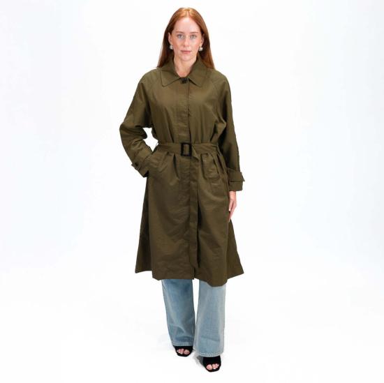  파리 데사이 트렌치 코트 비비안 파라슈트 트렌치 올리브