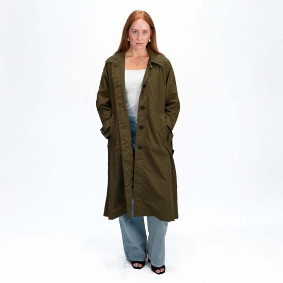  파리 데사이 트렌치 코트 비비안 파라슈트 트렌치 올리브 - PARI DESAI