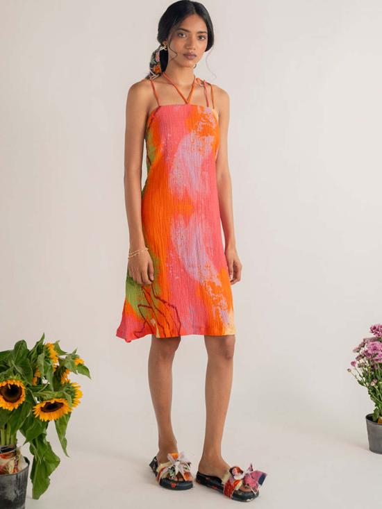  이키비 숏 원피스 Ikkivi Raag 슬립 드레스 멀티 컬러