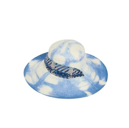  로나 머레이 모자 첼시 코스탈 파나마 햇 블루/화이트 - LORNA MURRAY
