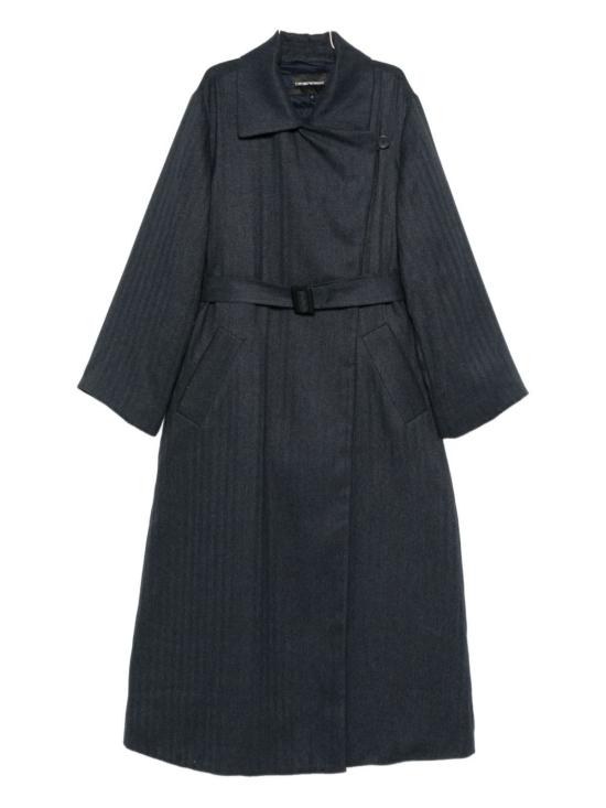  엠포리오 아르마니 코트 더블 브레스트  블루